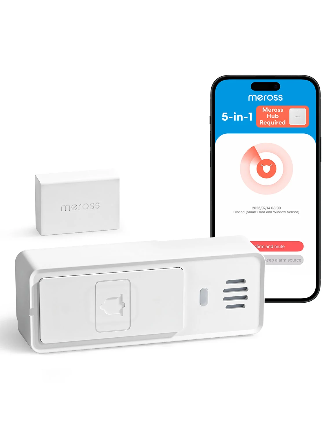 Meross Smart Door Sensor Kit (MS220H) Review: Discreet Contact Security Across Matter Ecosystems official product photo
