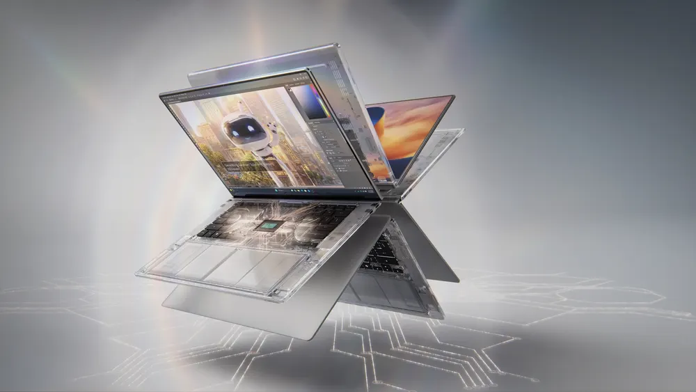 Official NVIDIA promotional rendering of RTX Spark laptops