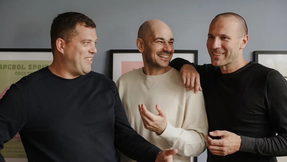 Daytona co-founders Ivan Burazin, Goran Draganić, and Vedran Jukić at company headquarters