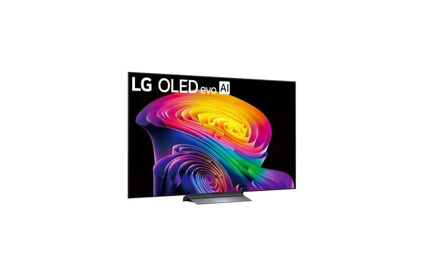 Front view of the 65-inch LG OLED evo C6 television, model OLED65C6PUA
