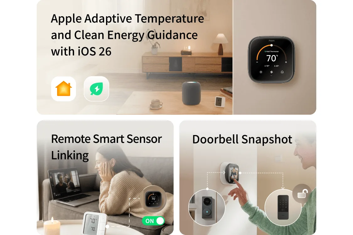 Aqara Thermostat Hub W200 official product photo